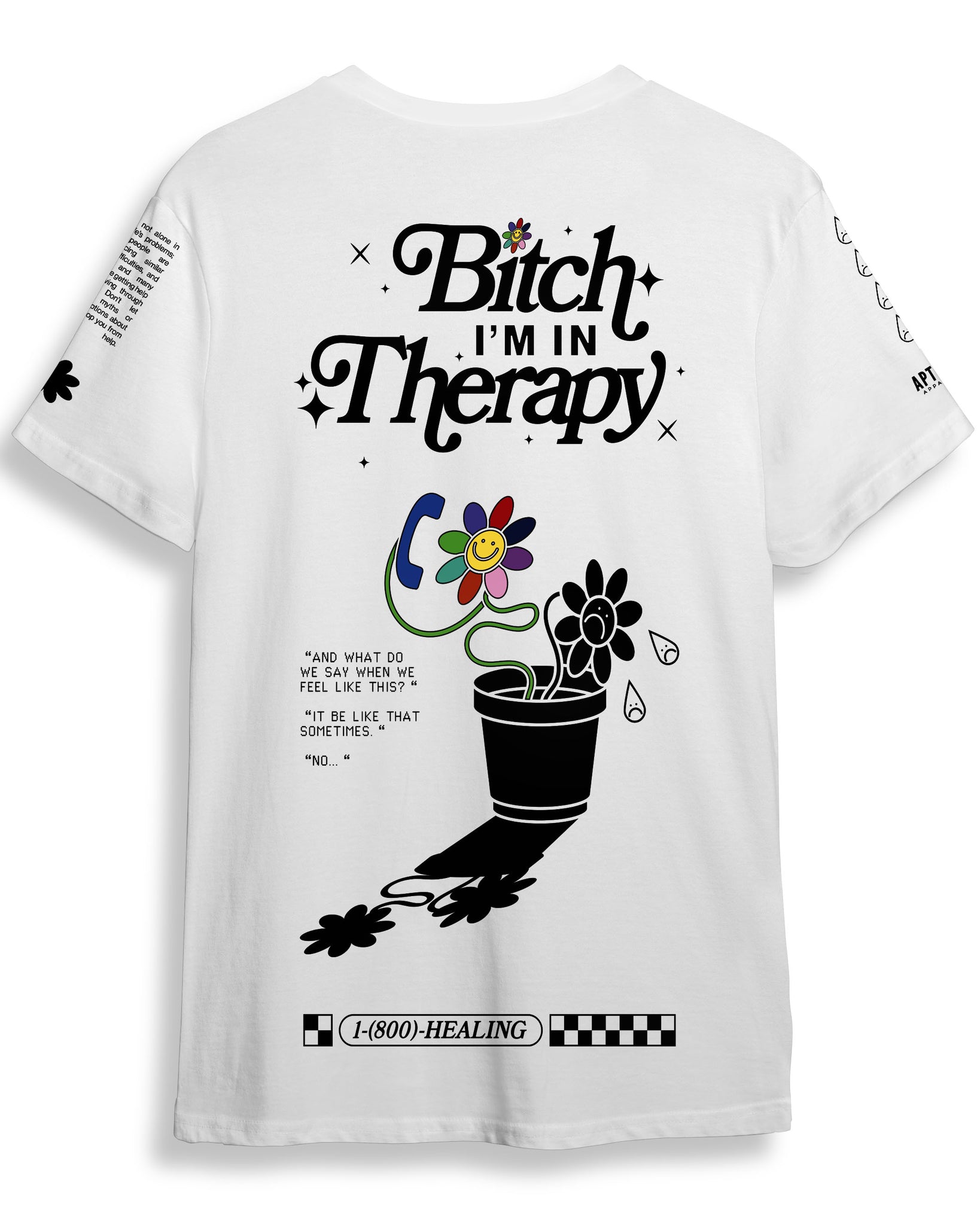 BITCH, I'M IN THERAPY Oversized Tee